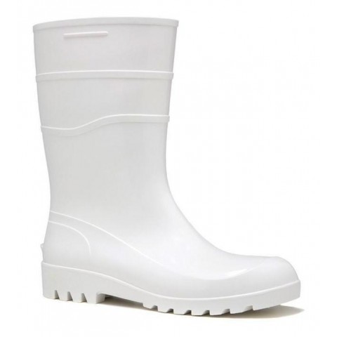 Bota PVC cano curto branca - Kadesh (40)